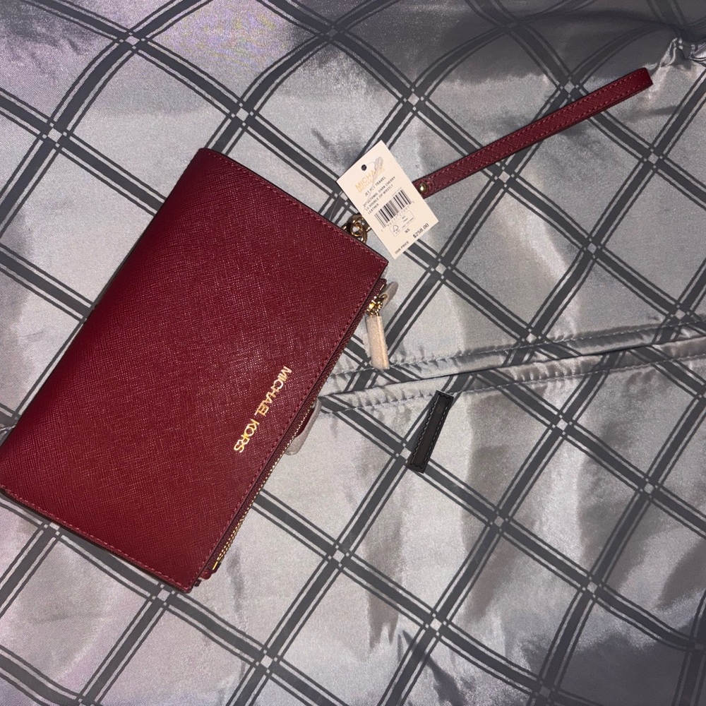 Michael Kors Red Wristlet